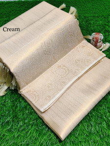 FAB WOVEN Woven Banarasi Pure Silk Saree