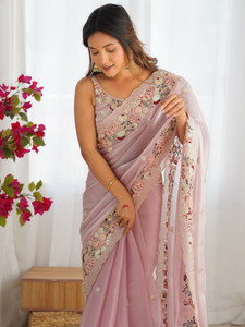 Tasrika Embellished Bollywood Organza Saree