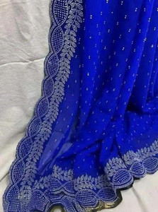 Styleburst Embellished Bollywood Net Saree