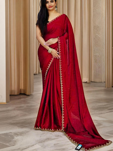 MAMTAIMPEX Embroidered Bollywood Georgette Saree