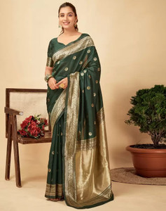 erika Woven Kanjivaram Pure Silk, Jacquard Saree