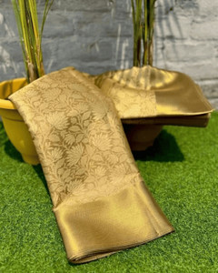 Dujjan Silk Emporium Woven Kanjivaram Tissue Saree