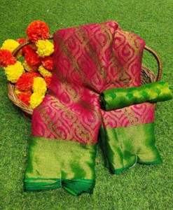 Ghan Sals ओम्ब्रे, डाइड बॉलीवुड लाइक्रा ब्लेंड साड़ी