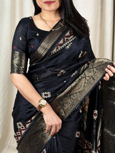 Dhanlaxmi CreationLLP Woven Bollywood Muslin, Jacquard Saree