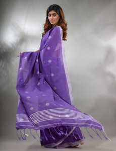 NewNilaSaree Self Design Handloom Handloom Pure Cotton Saree