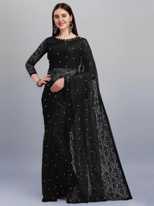 Vragi Embellished Bollywood Net Saree