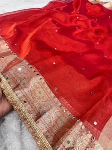 Banaras silk palace Woven Banarasi Tissue Saree