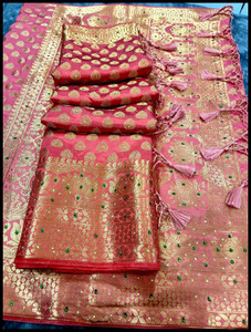 Divastri Woven Banarasi Silk Blend Saree