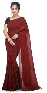BENGAL HANDLOOM Woven Handloom Pure Cotton Saree