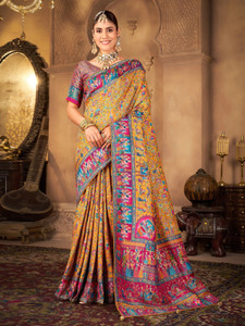 Sariya Woven Madhubani Pure Silk, Jacquard Saree
