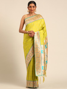 Tasrika Woven Paithani Cotton Silk Saree