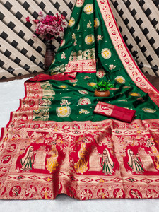 Caoimhe Woven Bollywood Silk Blend Saree