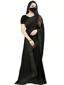 Shaktijen Solid/Plain Bollywood Pure Silk Saree