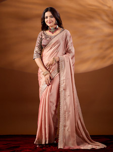 Alaayana Embroidered Bollywood Art Silk Saree