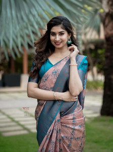 YASHIKA Woven Kanjivaram Silk Blend Saree