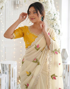 Satrani Printed Bollywood Georgette, Jimmy Jimmy Saree