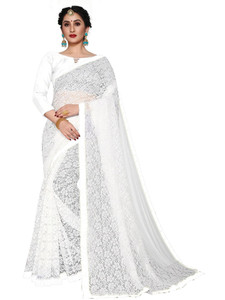 SAREEYA16 Self Design Bollywood Net, Jacquard Saree