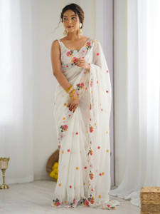 ANOUK Embellished Bollywood Georgette Saree