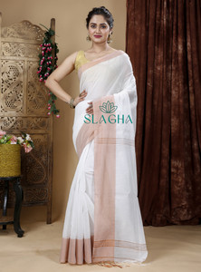 SLAGHA Woven Narayanpet Cotton Silk Saree