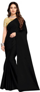 Arpita Fashion Solid/Plain Bollywood Satin Saree