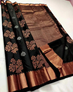 Anmi Woven Kanjivaram Pure Silk, Art Silk Saree