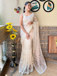 Divastri Embellished Bollywood Net Saree