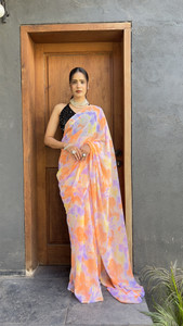 YANKITA Embellished Daily Wear Georgette Saree