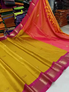 Suwarna Ent Woven Paithani Cotton Silk Saree