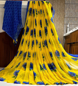 Fancy Fab Printed Daily Wear Chiffon Saree