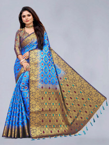 Perfect Wear Self Design Banarasi Cotton Silk Saree