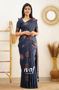 AVANTIKA FASHION Woven Kanjivaram Pure Silk, Art Silk Saree
