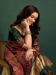 Satrani Woven Banarasi Pure Silk Saree
