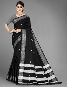 Fab Silk Embroidered Paithani Cotton Silk Saree