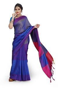 Magneitta Woven Bollywood Silk Blend, Cotton Silk Saree