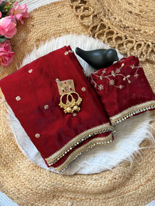sadika Embellished, Embroidered Bollywood Art Silk, Silk Blend Saree