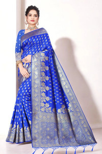 Pikham Self Design Banarasi Art Silk Saree