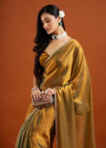 Swarne Embellished Bollywood Chiffon Saree