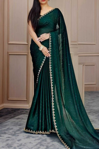 KAKADIYA CREATION Embellished Bollywood Chiffon Saree