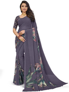 PARVOTSAV Floral Print Daily Wear Polyester Saree
