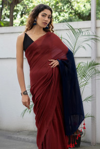 Shyamali Boutique Woven Handloom Cotton Blend Saree
