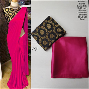 Arpita Fashion Solid/Plain Mysore Silk Blend Saree