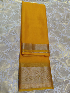 Drapevilla Solid/Plain Bollywood Organza, Silk Blend Saree