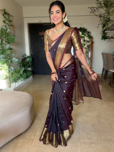 UzmaSarees Banarasi Brocade Saree - Image 5