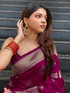 RITIRIVAZ Woven Kanjivaram Pure Silk Saree