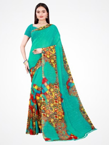 Saadhvi Printed Daily Wear Georgette Saree