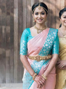 kashtbhanjan creation Woven Banarasi Jacquard Saree