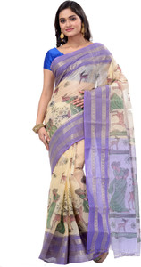 DipDiya Printed Bollywood Pure Cotton Saree