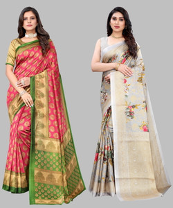 YASHIKA Self Design, Digital Print, Printed Kalamkari Art Silk Saree