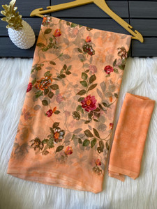 bhavika silk mills Printed Daily Wear Georgette Saree