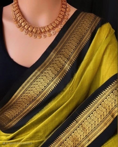 Validatextiles Woven Maheshwari Cotton Silk Saree